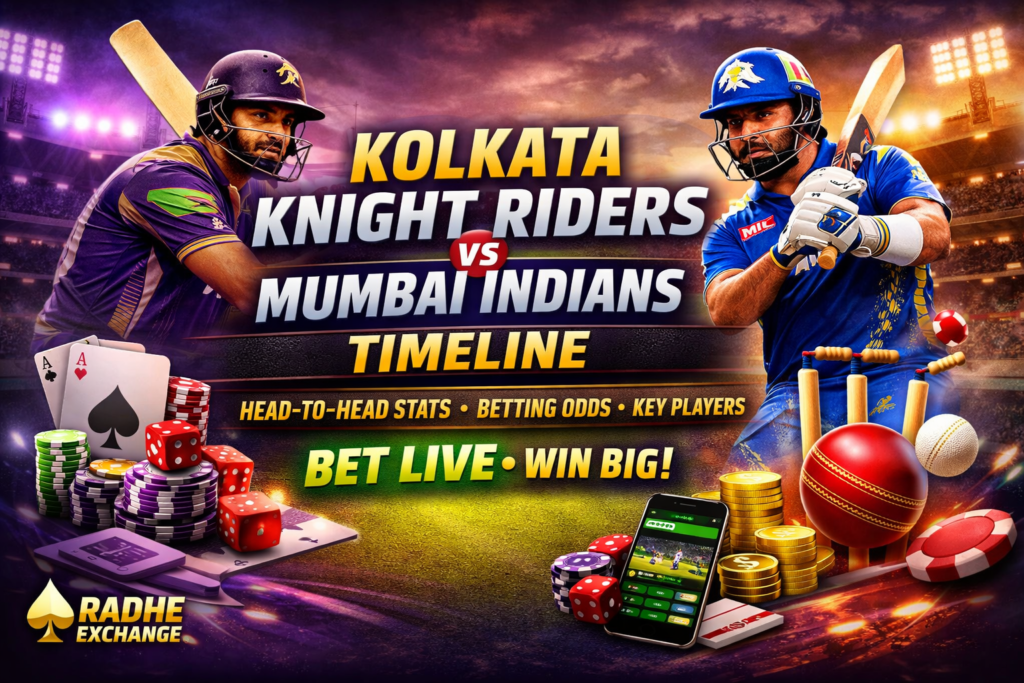 Kolkata Knight Riders vs Mumbai Indians Timeline