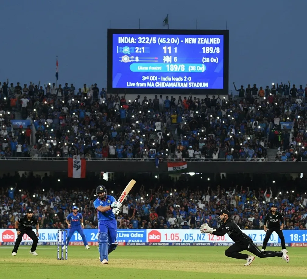 India vs newzealand 3rd odi