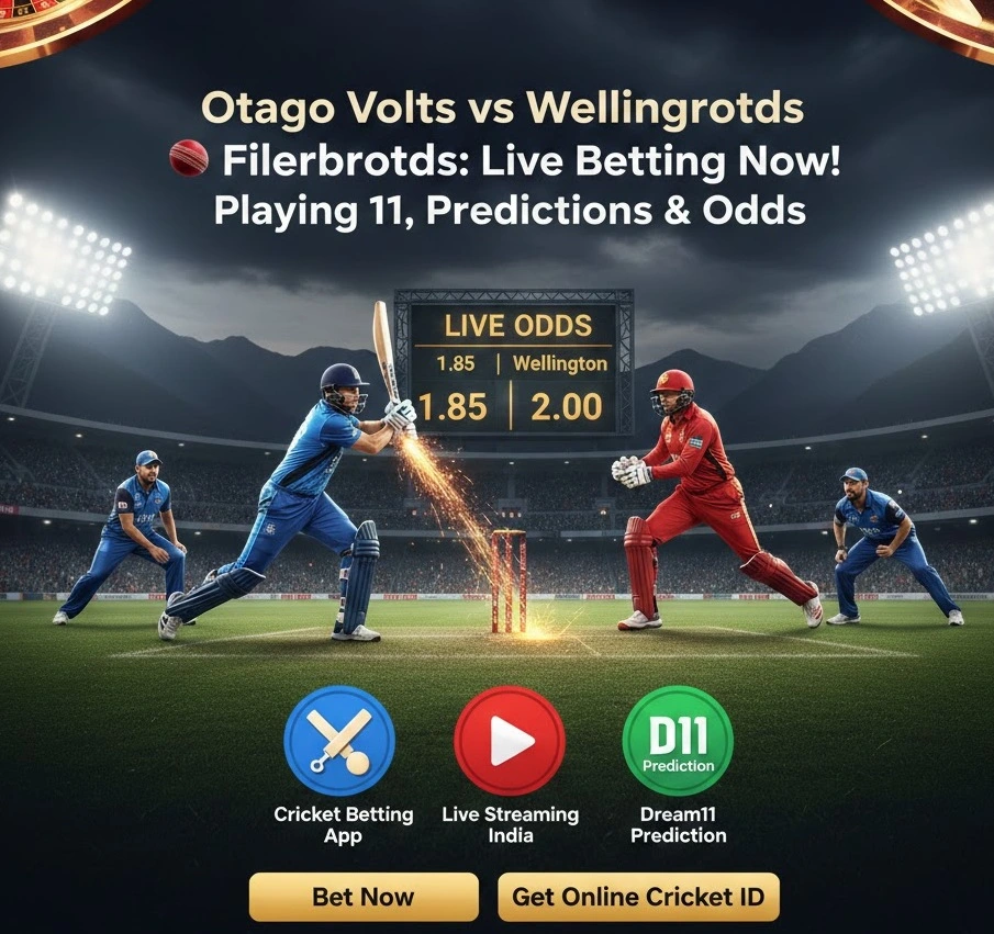 Otago Volts vs Wellington Firebirds: Super Smash Live Streaming Prediction, Odds