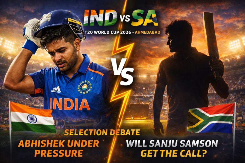 IND vs SA: Abhishek Sharma Under Pressure — Will Sanju Samson Finally Get the Call?