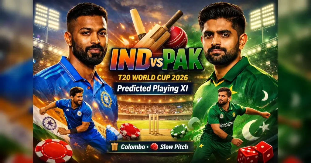 IND vs PAK – T20 World Cup 2026: Predicted Playing 11