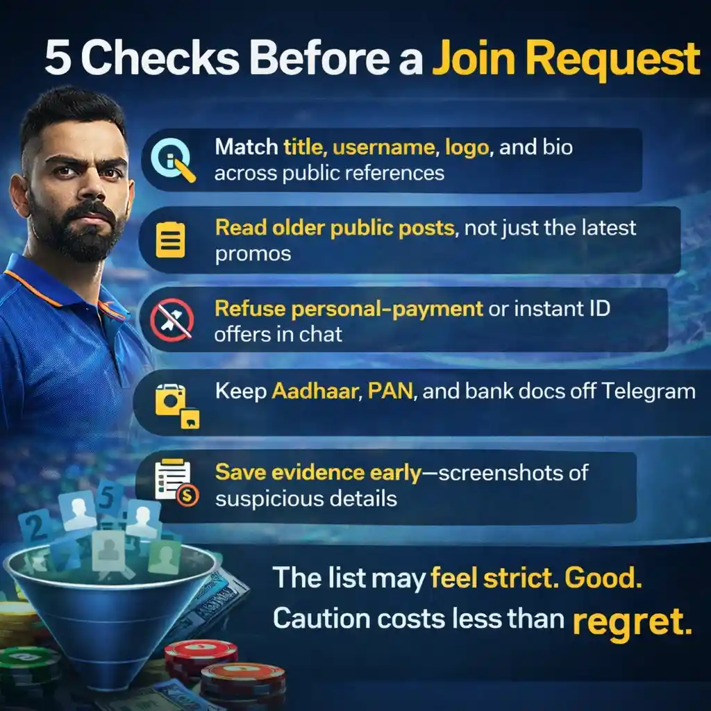 5 Checks Before a Join Request