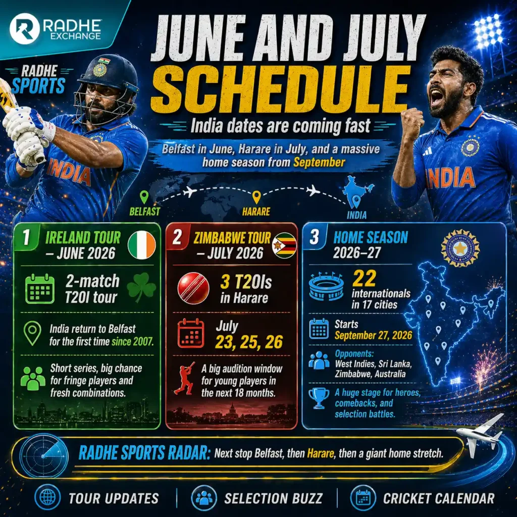 June and July Schedule