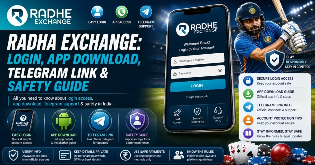 Radha Exchange Login, App Download, Telegram Link & Safety Guide