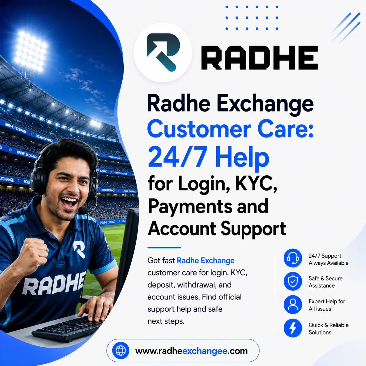 Radhe Exchange Customer Care_ 24_7 Help for Login, KYC, Payments and Account Support