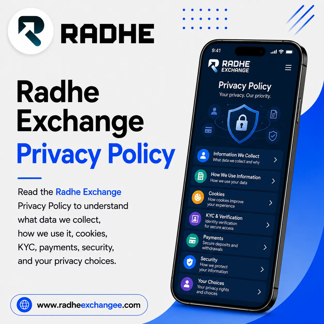 Radhe Exchange Privacy Policy