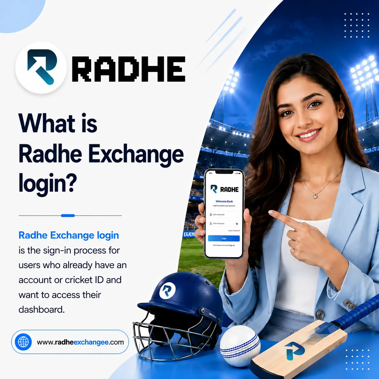 What is Radhe Exchange login