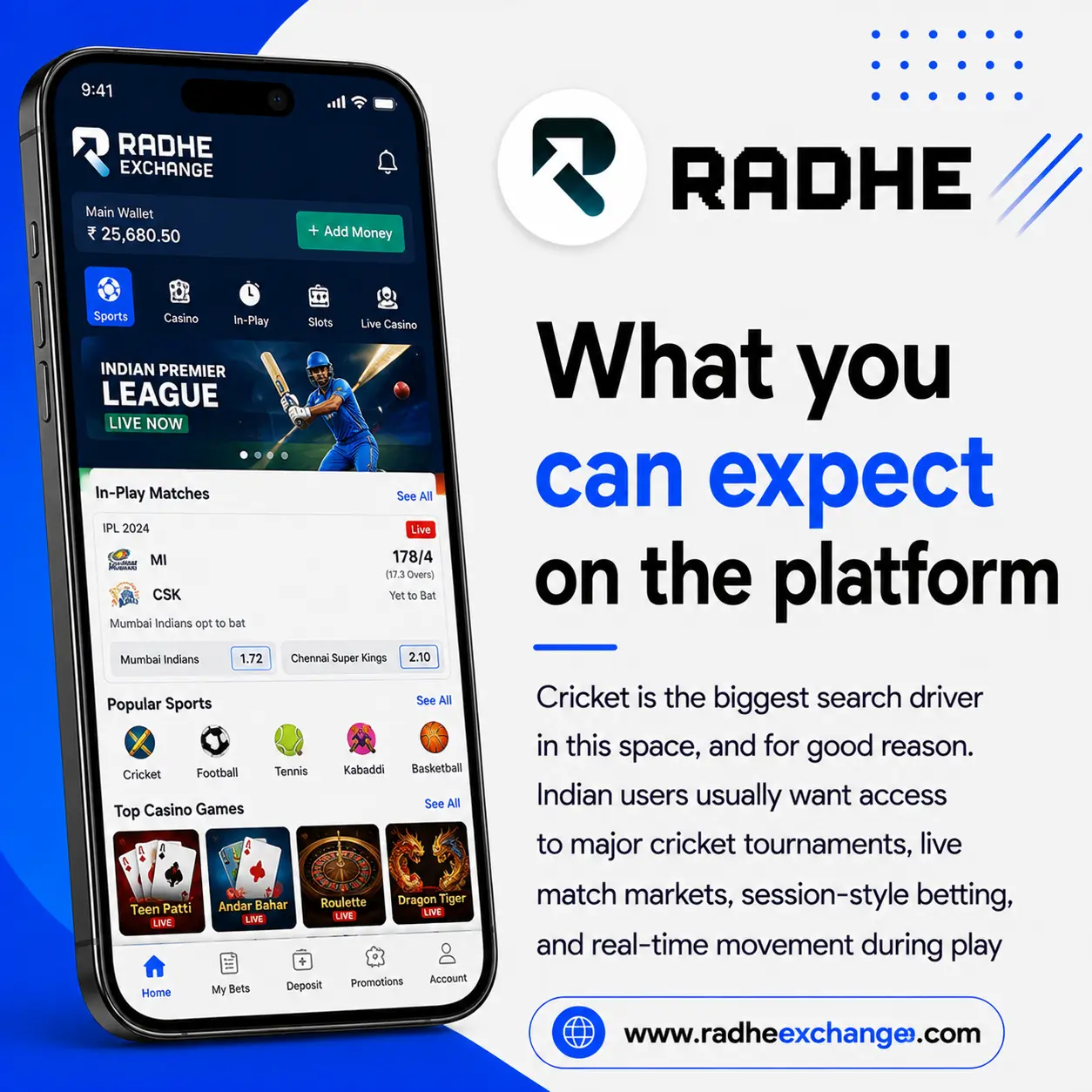 What you can expect on the platform